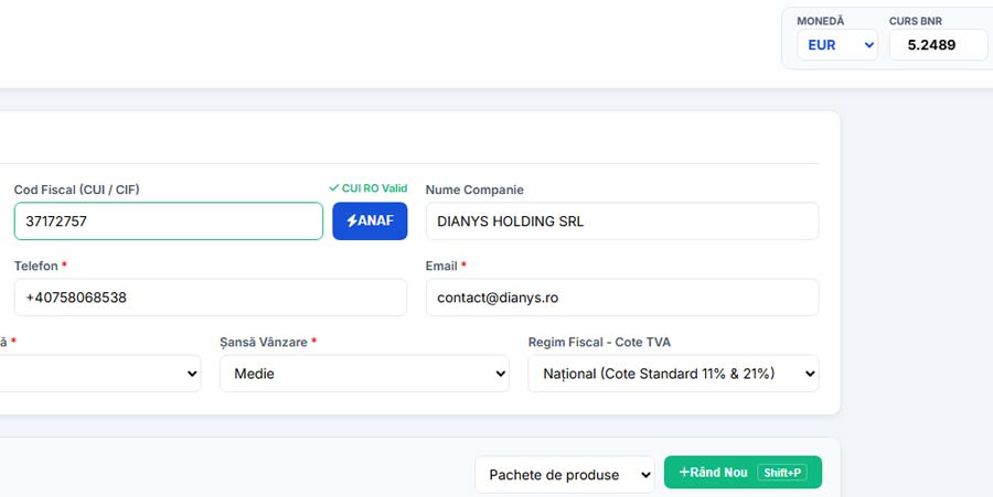 Configurator Multi Valuta BNR